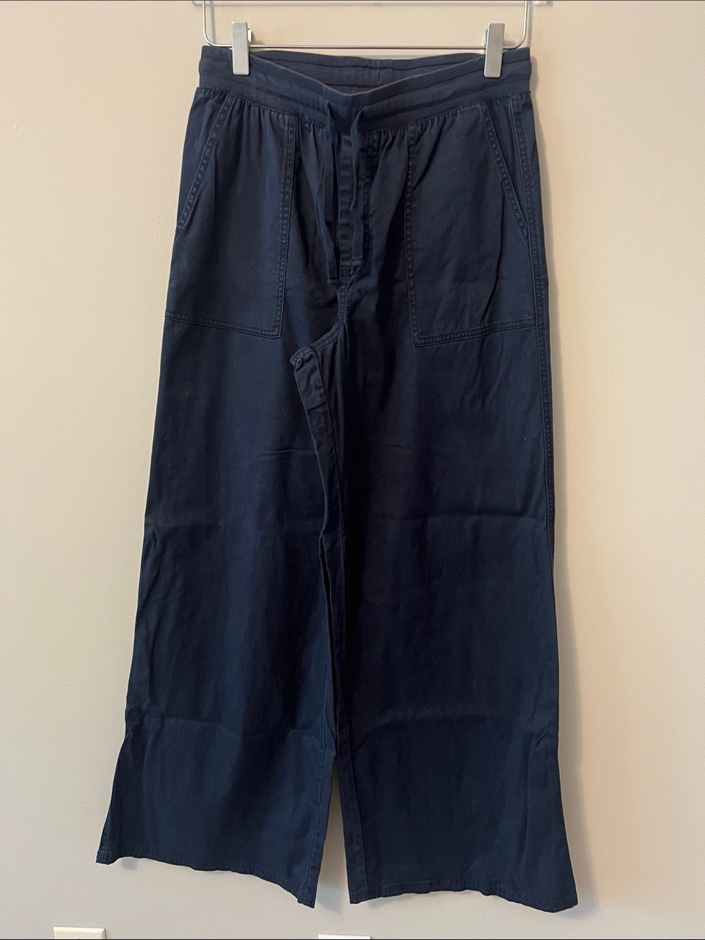 Splendid Navy Wide-Leg Drawstring Pants